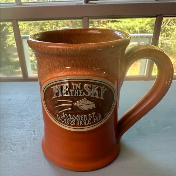 NEW Pie in the Sky Woods Hole Handmade Coffee Mug Deneen Pottery Hand thrown US - Picture 3 of 6